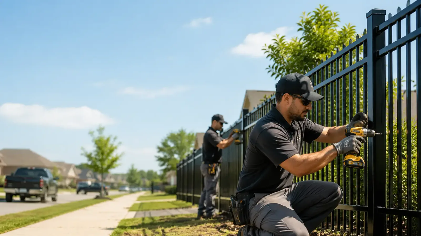 Metal Fence Installation in Bay City, TX